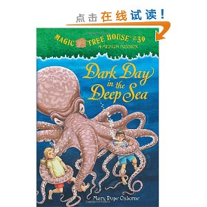 现货神奇树屋梅林的任务英文原版童书 Magic Tree House Merlin Missions 11: Dark Day in the Deep Sea玛丽波奥斯本桥梁书