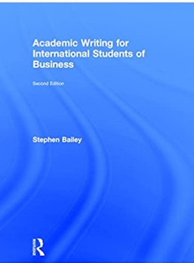 现货 英文原版 Academic Writing for International Students of Business