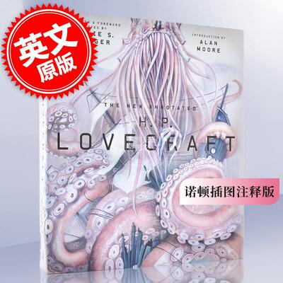 现货 H·P·洛夫克拉夫特作品集诺顿插图注释版 世界文学名著 英文原版 NEW ANN H P LOVECRAFT  CL 精装