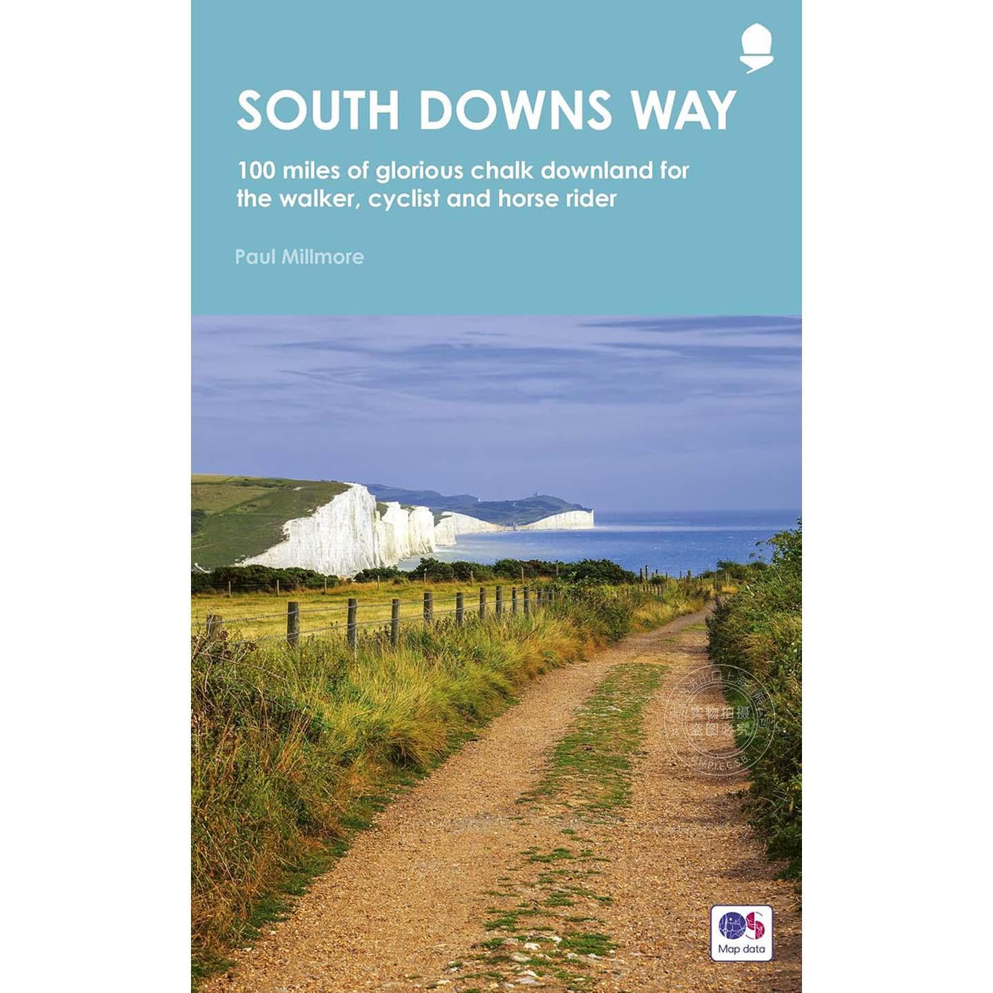 南唐斯步道 Paul Millmore 徒步旅行指南 英文原版 South Downs Way