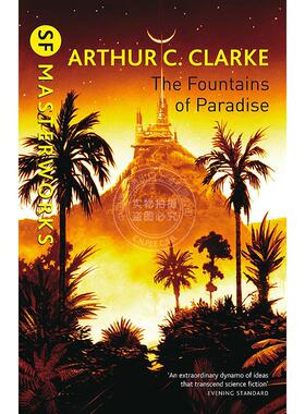 预售 天堂的喷泉 阿瑟·克拉克 科幻小说 英文原版 The Fountains of Paradise