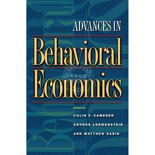 【满299送PUP新年台历】 Advances in Behavioral Economics行为经济学进展(Google翻译) 普林斯顿