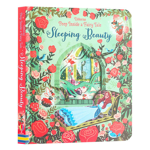 现货 英文原版 童话里的睡美人 Peep Inside a Fairy Tale Sleeping Usbrone偷偷看