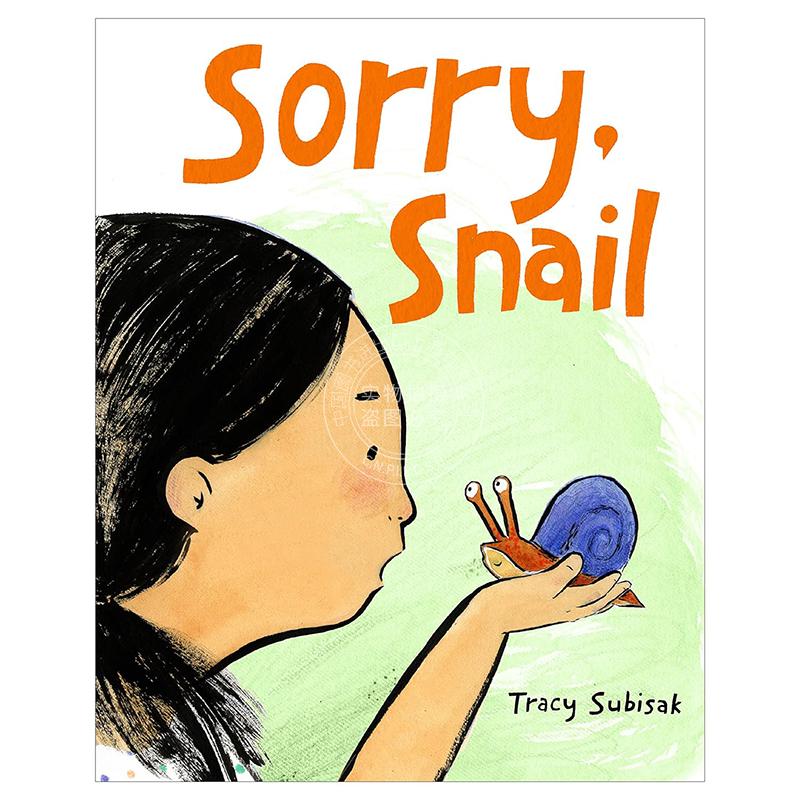 现货对不起,蜗牛儿童绘本故事书 Tracy Subisak英文原版 Sorry, Snail 3-6岁