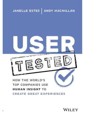 预售 按需印刷 用户测试：世界顶级公司如何利用人类洞察力创造卓越体验User Tested: How The World'S Top Companies Use Hum