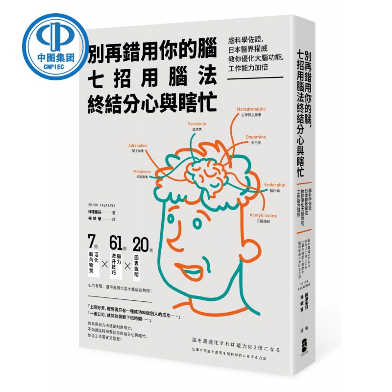 现货 正版 原版进口图书 桦泽紫苑《别再错用你的脑 七招用脑法终结分心与瞎忙脑科学佐证 日本医界权威教你优化大脑功能 工作能