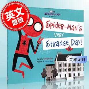 现货 蜘蛛侠:英雄无归 奇怪的一天英文原版Spider-Man:No Way Home:Spider-Man's Very Strange Day!同名电影儿童周边书Marvel漫威