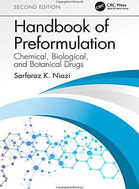 预售 按需印刷 Handbook of Preformulation