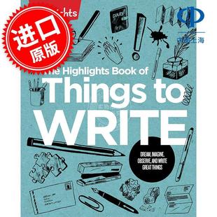 Highlights 书写之书 儿童启蒙互动书 英文原版 The Highlights Book of Things to Write 7-12岁