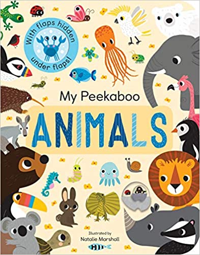 现货 My Peekaboo Animals   我的躲猫猫 英文原版儿童纸板书翻翻书