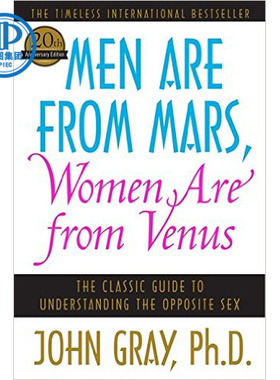 预售 按需印刷 Men Are from Mars, Women Are from Venus男人来自火星，女人来自金星 英文原版