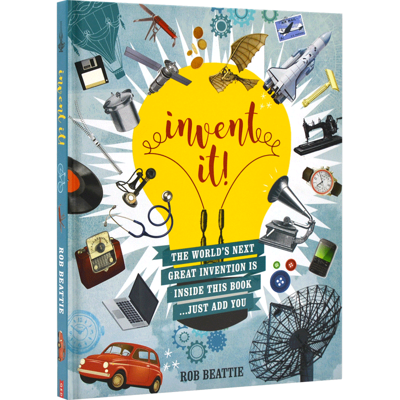 现货 发明它!世界上下一个伟大发明就在这本书里 英文原版 Invent it!The world`s next great invention is inside this book