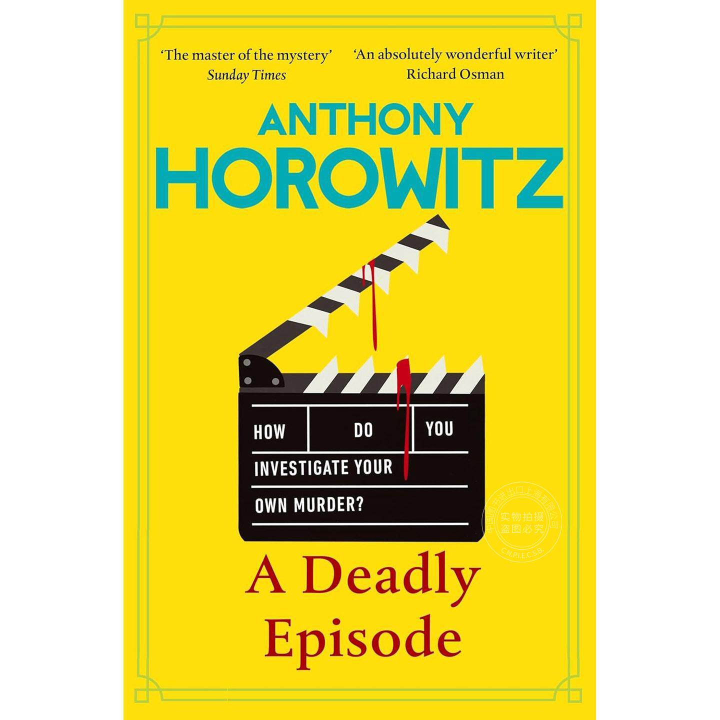 现货 致命事件 安东尼·霍洛维茨 Anthony Horowitz 推理小说 英文原版 A Deadly Episode