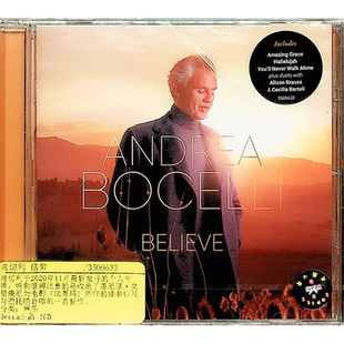 现货 【中图音像】进口CD 波切利 信仰 Andrea Bocelli  Believe