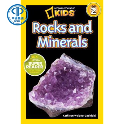 现货 美国国家地理分级阅读2阶系列 岩石和矿物 National Geographic KIDS readers 2 Rocks And Minerals 6-9岁儿童百科
