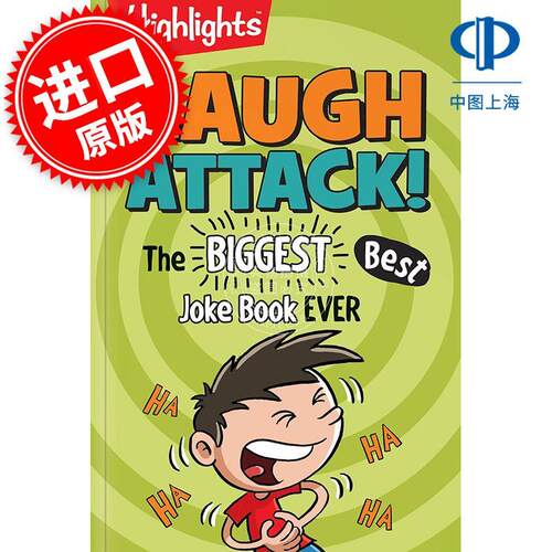 Highlights 笑声攻击 笑话书 儿童读物 英文原版 Laugh Attack!: The BIGGEST  Best Joke Book EVER 6-10岁
