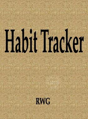 预售 按需印刷 Habit Tracker