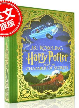 现货 哈利波特与密室 精装彩绘立体书 Harry Potter and the Chamber of Secrets MinaLima Edition哈利波特2 英文原版小说