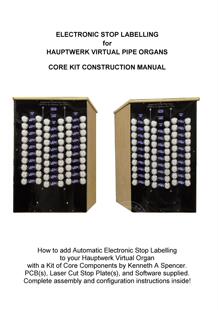 预售 按需印刷 Electronic Labelling for Hauptwerk Organs