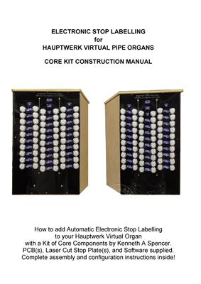 预售 按需印刷 Electronic Labelling for Hauptwerk Organs