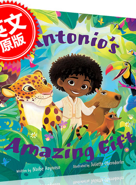 现货 魔法满屋 安东尼奥的神奇礼物 迪士尼电影周边书 儿童故事启蒙绘本 英文原版 Disney Encanto Antonio\'s Amazing Gift 3-6岁