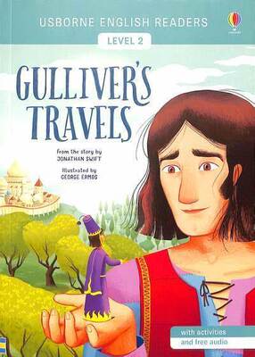 现货 Usborne English Readers - Gullier's Travels Usborne 英语2级读物 格列佛游记 全彩插图 6-9岁 故事绘本