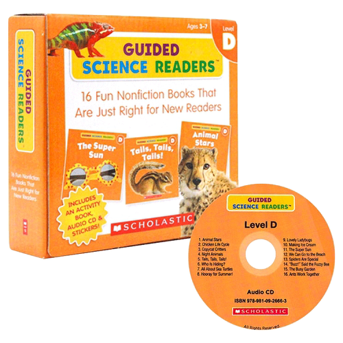 现货 学乐指导性科学读本D级 16册套装 英文原版 Guided Science Readers Level D 英文版儿童英语启蒙读本
