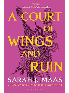 现货 仙灵王庭纪3 羽翼与灰烬之庭 莎拉·J·马斯 Sarah J. Maas 奇幻小说 英文原版 A Court of Wings and Ruin