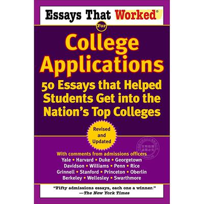 预售 Essays that Worked for College Applications 企鹅兰登按需印刷