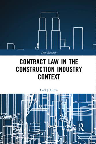 预售 按需印刷 Contract Law in the Construction Industry Context