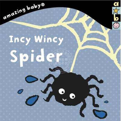 神奇的小蜘蛛 儿童绘本故事纸板书 Emma Dodd 英文原版 Incy Wincy Spider: Amazing Baby 0-5岁