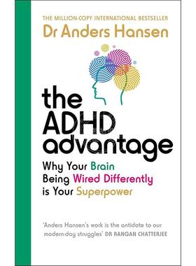 现货 多动症的优势：为什么你的大脑线路不同是你的超能力 Dr Anders Hansen 英文原版 The ADHD Advantage: Why Your Brain Being