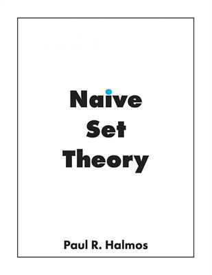 预售 按需印刷 Naive Set Theory 朴素集合论  Paul R. Halmos 英文原版