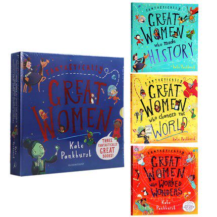 现货!英文原版 改变世界的伟大女性3册套装合售 英文原版绘本Fantastically Great Women Boxed Set 儿童英语阅读绘本
