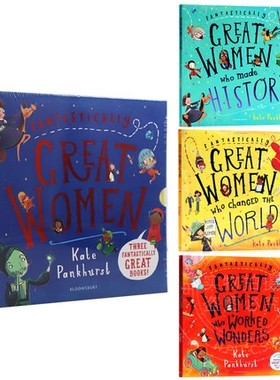 现货！英文原版  改变世界的伟大女性3册套装合售 英文原版绘本Fantastically Great Women Boxed Set 儿童英语阅读绘本