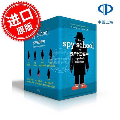 预售 特工学校与特工7册套装 斯图亚特·吉布斯 儿童文学小说 Stuart Gibbs 英文原版 The Spy School vs. SPYDER 9-12岁