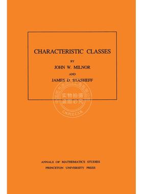 【满299送PUP新年台历】 Characteristic Classes 英文原版  普林斯顿