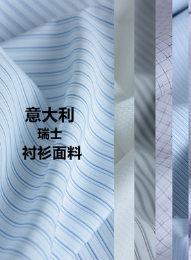 进品全棉男士商务衬衫面料布料