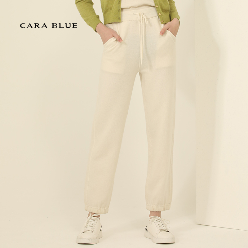 简约休闲百搭显瘦针织裤