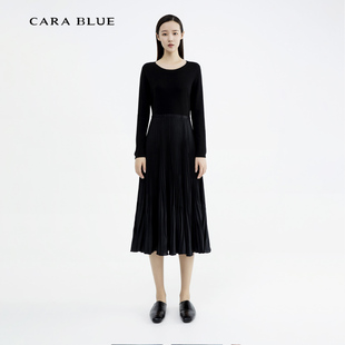 喀啦CARABLUE 优雅气质时尚百搭连衣裙 KB233MWO0022