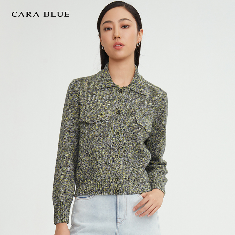 休闲百搭简约修身针织衫