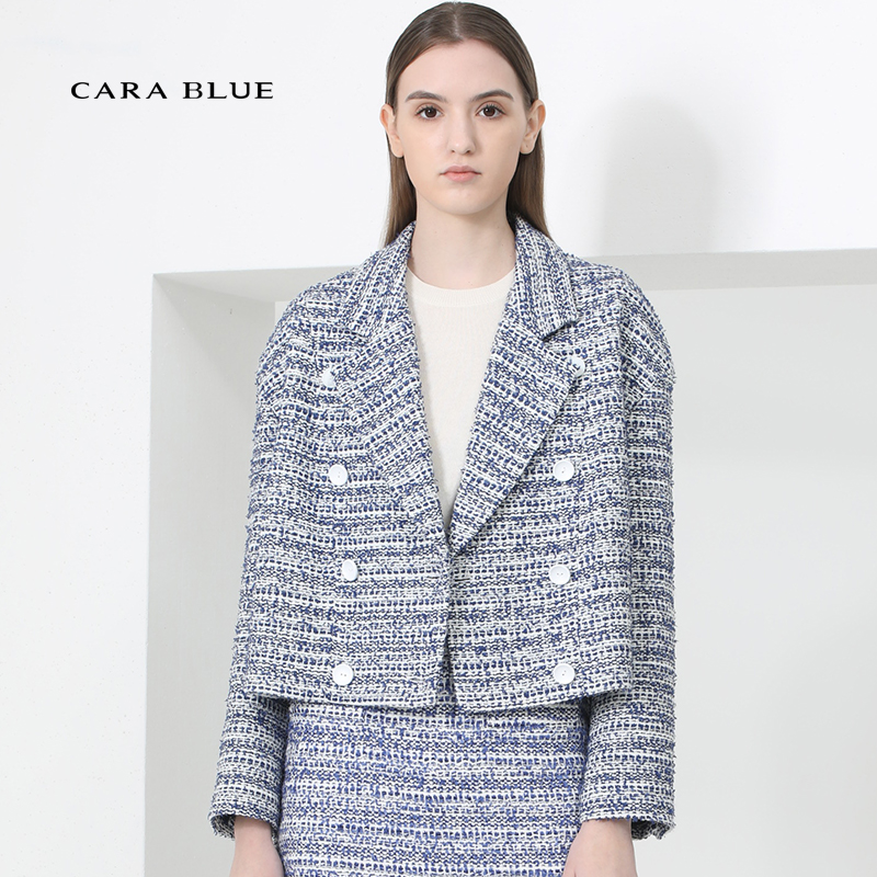 cara blue 喀啦 女上衣 休闲简约百搭KB221MWJ0017