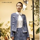 喀啦CARABLUE时尚 优雅气质通勤上衣KB231MWJ0006