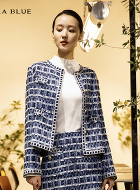 喀啦CARABLUE时尚优雅气质通勤上衣KB231MWJ0006