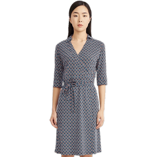 喀啦CARABLUE女装时尚知性优雅连衣裙KC221MWO0116