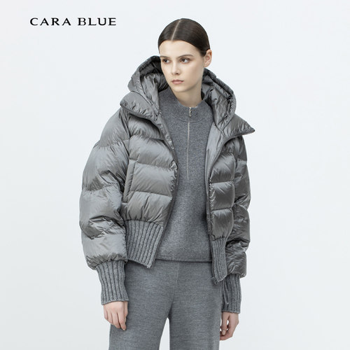 喀啦CARABLUE 休闲百搭通勤保暖羽绒服 KB243PDJ0002