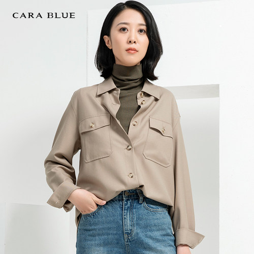 衬衫喀啦carablue时尚