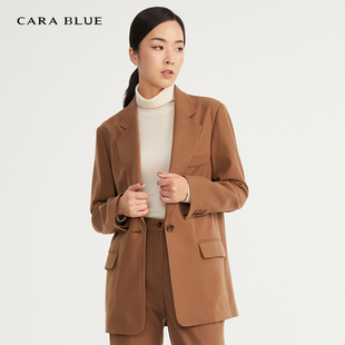 blue 时尚 喀啦 正品 英伦气质通勤KC213MWJ0415 女西服上衣 cara