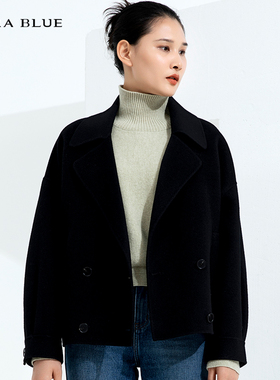 cara blue 喀啦 上衣外套 女装时尚休闲黑色百搭KB223MWJ0018