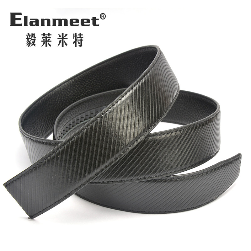 斜纹无扣男款皮带配件